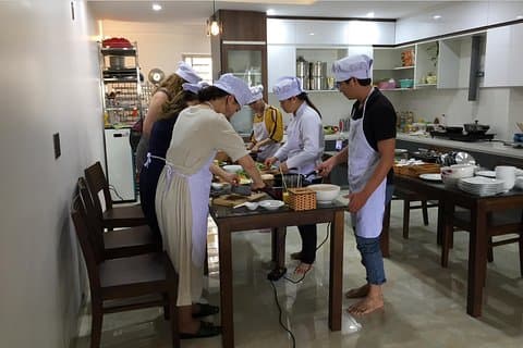 Buona lezione di cucina a Danang