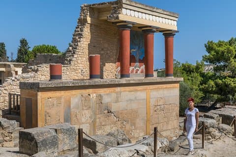 O Palácio de Knossos com bilhete Skip-the-Line