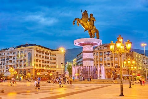 Rilassante tour a piedi a Skopje