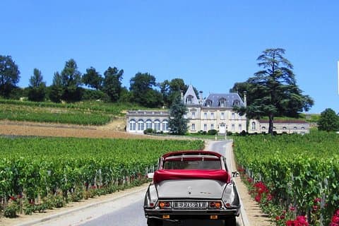 Privat vintur til Saint-Emilion ombord på den franske præsidentbil