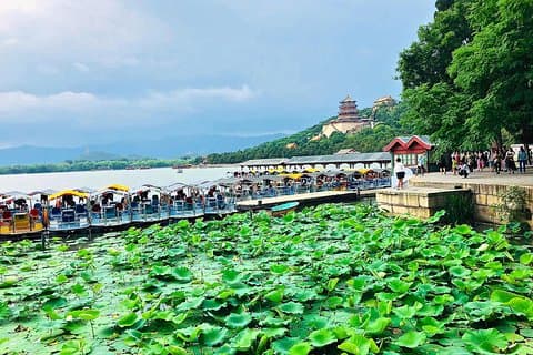 Excursão Privada de 4 Horas ao Palácio de Verão de Pequim com Dim Sum