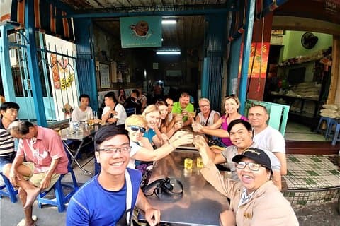 Ho Chi Minh stad Street Eten per scooter tour | vrouwelijke bestuurder