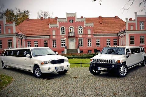 Hummer Limousine transfer airport Gdańsk to city centre 18pax