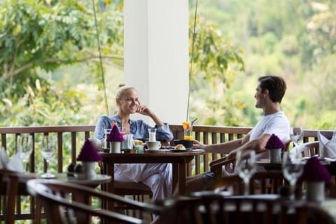 Drei Elemente Restaurant von Hanging Gardens Bali: 3-Gänge-Menü zum Abendessen oder Mittagessen