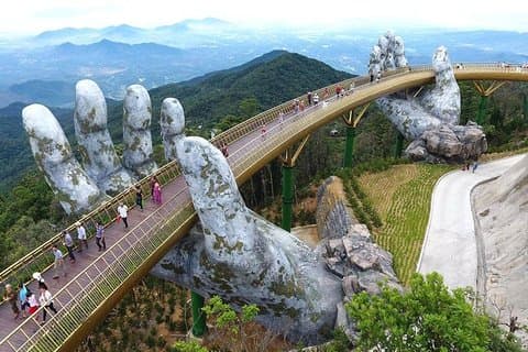 Tour privato del Golden Bridge Ba Na Hills da Hoi An