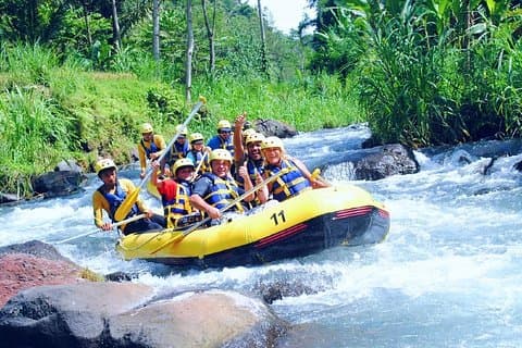 Bali Rafting en el río Ayung con tour Kintamani - Todo incluido