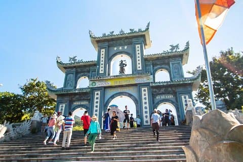 Visita a la ciudad de grupos pequeños de Da Nang: montaña de mármol y Lady Buddha desde Hoi An
