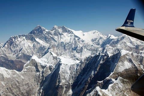 Mont Everest: survolez les plus hautes montagnes de l'Himalaya