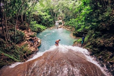 Blue Hole and River Tubing Combo