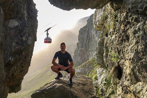 Randonnée sur la montagne de la Table via le sentier India Venster