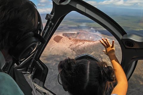 Maui til Big Island: Big Island Volcano Helicopter Tour & Ground Tour