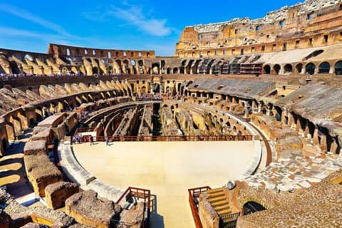 Roma Colosseum og katakomber underjordiske turer og transport
