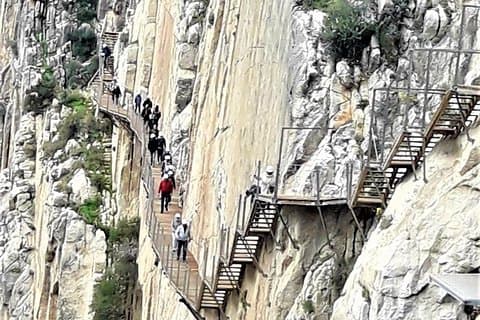 Excursion en groupe au Caminito del Rey directement depuis Malaga
