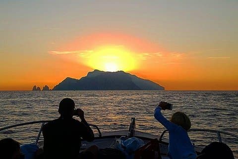 Sunset Boat Tour fra Sorrento