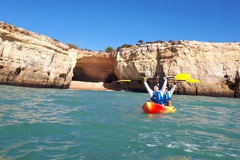 Kajak Algarve Benagil katedral kajak tur