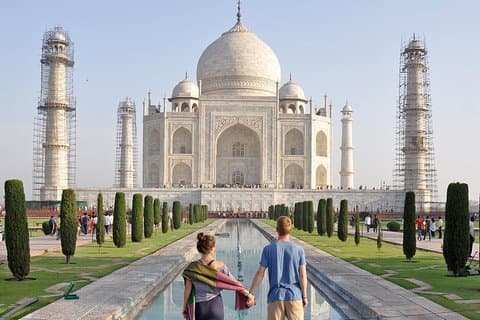 Heldags Taj Mahal, Agra fort og Fatehpur Sikri privat tur