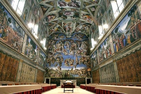 Vatikanische Museen, Sixtinische Kapelle und Petersdom mit Kuppel