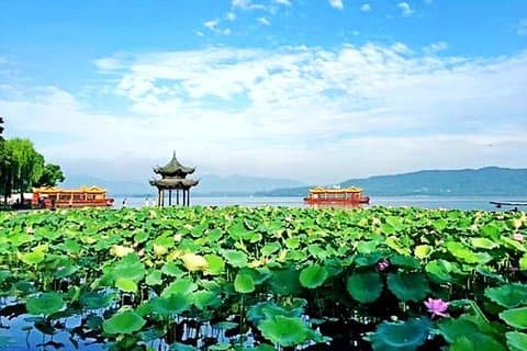 Halvdagars Hangzhou privat flexibel turné med VIP-biljett till West Lake Night Show