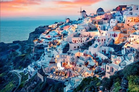 ~ PRIVATE Halbtages-Tour durch Santorin 4 Stunden Buchen Sie bei uns ~