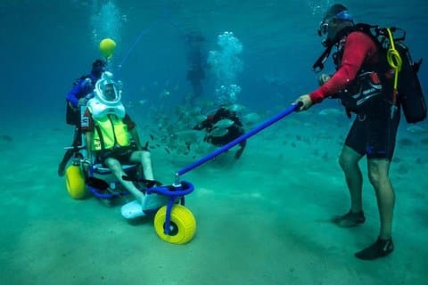 Sea Trek og Diving for handicappede