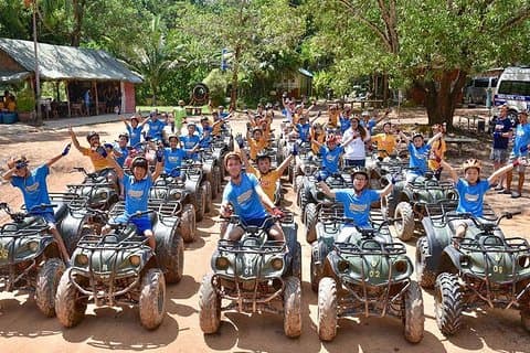 プライベート送迎サービス付きプーケットATV 1時間