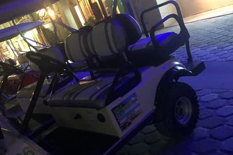 4seater golf cart rental
