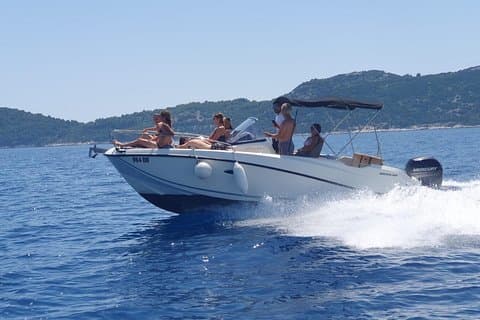 Full-Day Elafiti Islands Private Speed Boat Tour by Quicksilver 675
