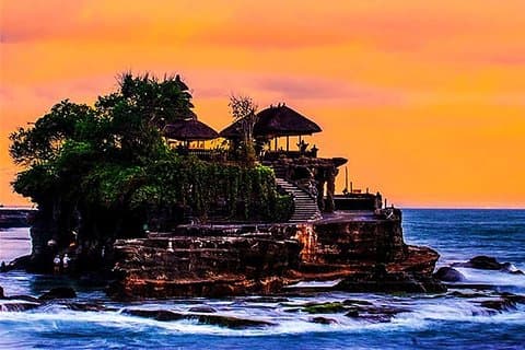 Private Bali Tanah Lot und Taman Ayun Tempel Tour mit japanisch sprechendem Führer