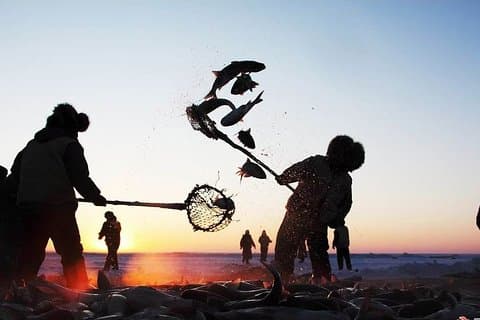 Chagan Lake Winter Fishing Culture Experience fra Harbin