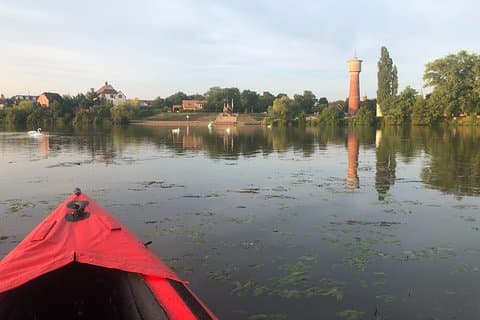Kayak-Tour in Ladenburg on river Neckar