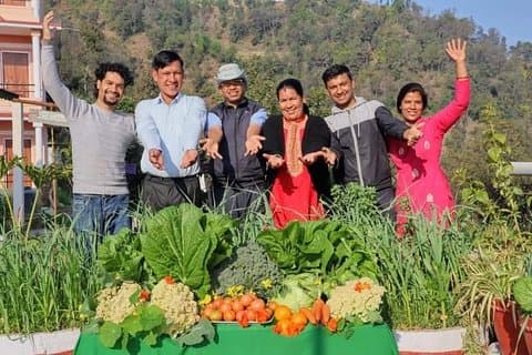 Upplev Permaculture Organic Farm Tour nära Katmandu
