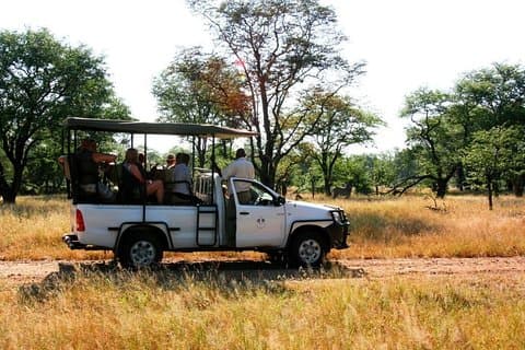 Livingstone Game Drive i Mosi-Oa-Tunya National Park
