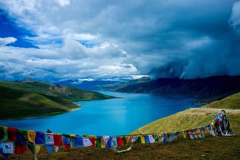 7-dagers liten gruppe Lhasa, Yamdrotso, Everest, Kathmandu fra Chengdu