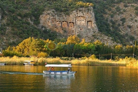 Tour naar modderbaden en schildpadstrand in Dalyan vanuit Fethiye