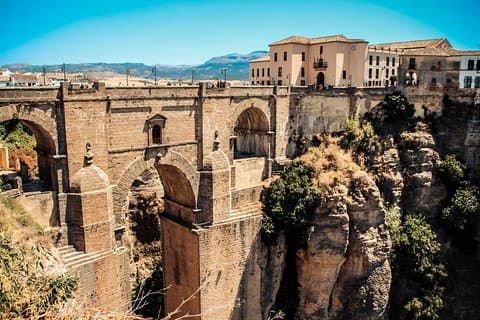 Weißes Dorf von Cadiz und Ronda