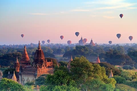 Highlights di 5 giorni del Myanmar (Yangon - Golden Rock - Bago - Bagan)