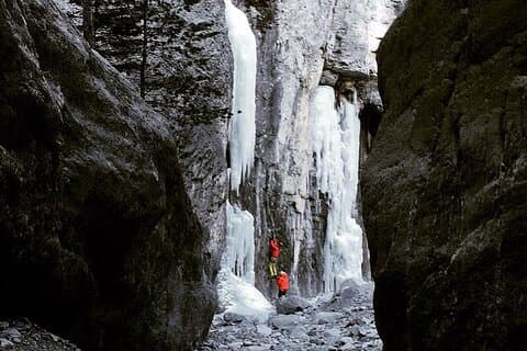 Winter Canadian Rockies Canyon Hike