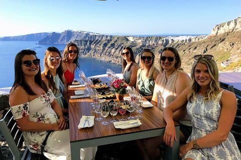 Privat Santorini mat & vin upplevelse resa
