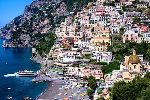 Amalfikysten privat tur med besøk av Positano, Amalfi og Ravello