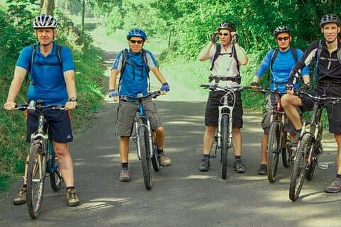 Cykling på landet fra Sigiriya