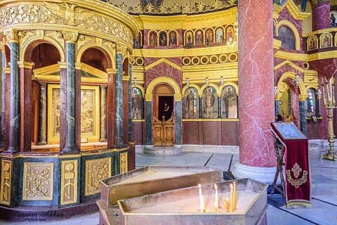 Historisk religiøst kompleks i Cairo Egypten