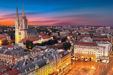 Privat overførsel Dubrovnik - Zagreb og udforsk seværdigheder undervejs