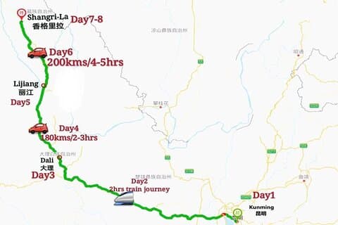 8 Days Yunnan Minority life Experience to Kunming, Dali, Lijiang, Shangri-La