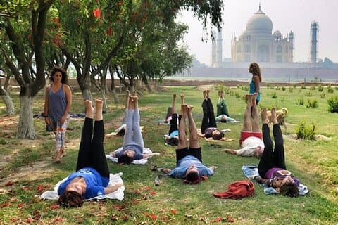 Heritage Walk Tour med åndelig yoga i AGRA
