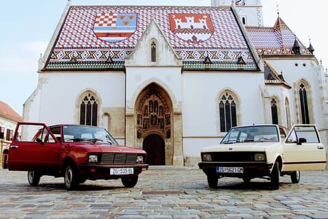 4-timmars privat Zagreb & Mountain Tour i en Yugo-bil