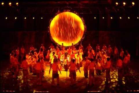 Fire of Anatolia danseshow og middag på Aspendos fra Alanya