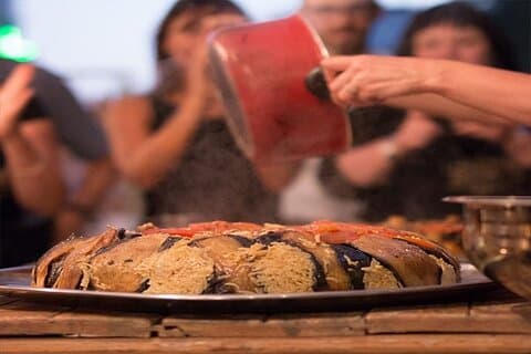 Experiencia de clase de cocina de medio día con visita panorámica a Ammán