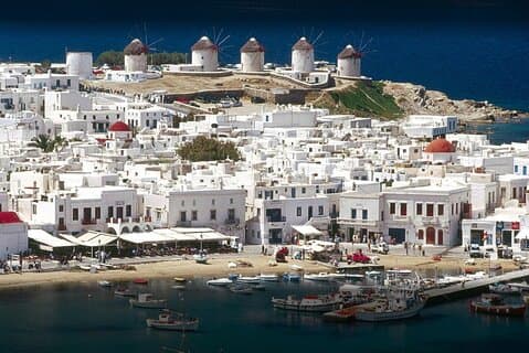 Circuit grand cercle de 27 jours sur le continent et Corfou, Mykonos, Santorin