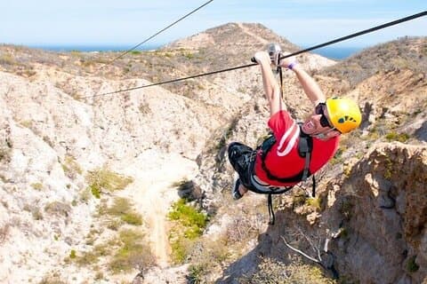 Zipline-avontuur in Los Cabos