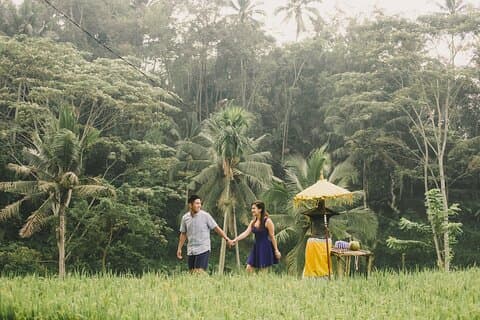 Private Urlaubsfotografie-Sitzung mit einem lokalen Fotografen in Bali
